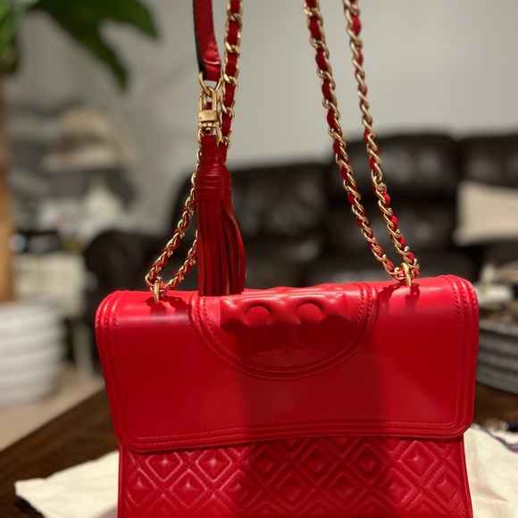 ❤️ Tory Burch Fleming Convertible Shoulder Bag ❤️ - Picture 2 of 5